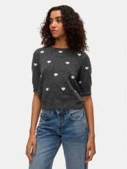 Vero Moda Sweter Doffy 10330793 Szary Regular Fit. Szare swetry Vero Moda, xs, bez wzorów, z syntetyku, bez ramiączek. Za 119.99 zł.