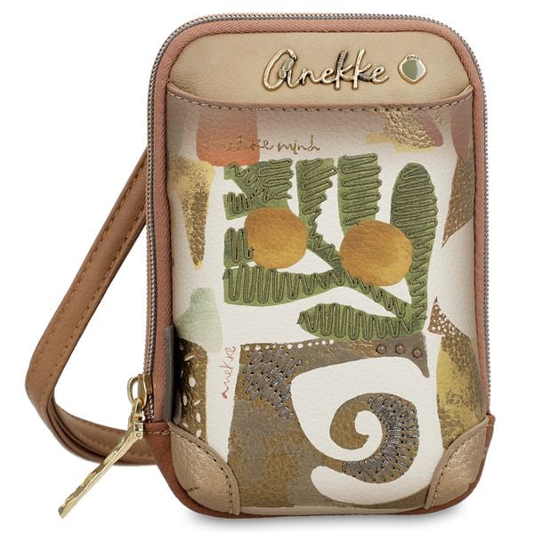 Brązowa Damska Torebka Na Telefon Anekke Muse. Brązowe torebki klasyczne Anekke, bez wzorów, bez dodatków. Za 179.00 zł.