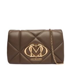 Torebka LOVE MOSCHINO. Brązowe torebki klasyczne Love Moschino, bez wzorów, bez dodatków. Za 789.99 zł.