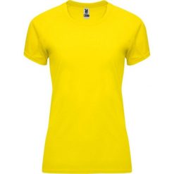 Damska Koszulka Sportowa Z Krótkim Rękawem Bahrain. Żółte koszulki sportowe ROLY, bez wzorów, bez ramiączek, trekkingowe. Za 44.99 zł.