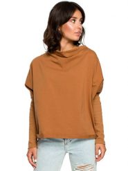 Be Wear Bluza w kolorze musztardowym rozmiar: S/M. Pomarańczowe bluzy Be Wear, m, bez wzorów, bez kaptura. Za 118.84 zł.