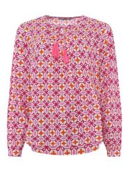 Zwillingsherz Bluzka w kolorze różowym rozmiar: S/M. Różowe bluzki Zwillingsherz, m, bez wzorów, z wiskozy, bez kołnierzyka, bez ramiączek. Za 83.22 zł.