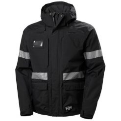 Kurtka narciarska Helly Hansen Tower 19. Czarne kurtki narciarskie Helly Hansen, bez wzorów, bez kaptura, narciarskie. Za 2,298.00 zł.