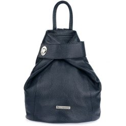 Plecak skórzany Beltimore T54 granatowy. Niebieskie plecaki bez wzorów, ze skóry. Za 285.99 zł.