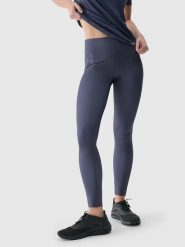 4F Legginsy sportowe w kolorze granatowym rozmiar: M. Niebieskie legginsy 4f, m, bez wzorów, z materiału, outdoorowe. Za 136.45 zł.