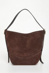 Torebka zamszowa Zebra MARELLA ACCESSORI. Torebki klasyczne Marella, bez wzorów, z zamszu, zamszowe, bez dodatków. Za 1,649.00 zł.