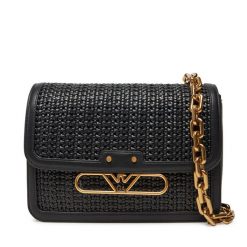 Torebka Emporio Armani. Czarne torebki klasyczne Emporio Armani, bez wzorów, bez dodatków. Za 1,849.00 zł.