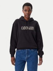 Calvin Klein Jeans Bluza Varsity J20J225579 Czarny Regular Fit. Czarne bluzy Calvin Klein Jeans, l, bez wzorów, z bawełny, bez kaptura. Za 249.99 zł.