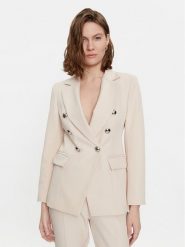 Maryley Marynarka 24EB139/43GE Beżowy Regular Fit. Brązowe marynarki i żakiety Maryley, l, bez wzorów, z syntetyku. Za 259.99 zł.
