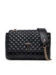 Guess Torebka HWEQG9 54121 Czarny. Czarne torebki klasyczne Guess, z aplikacjami, ze skóry, bez dodatków. Za 309.99 zł.