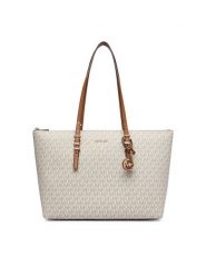 MICHAEL Michael Kors Torebka 30T6GQNT9B Kremowy. Białe shopper MICHAEL Michael Kors, bez wzorów, ze skóry, bez dodatków. Za 1,239.00 zł.