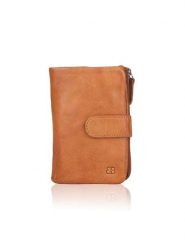 Bellicci Skórzany portfel "Connie" w kolorze jasnobrązowym - 9 x 17 x 3 cm rozmiar: onesize. Brązowe portfele Bellicci, bez wzorów, z materiału. Za 152.98 zł.