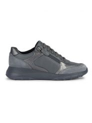 Geox Sneakersy "Alleniee" w kolorze antracytowym rozmiar: 38. Czarne trampki Geox, bez wzorów, z materiału, bez zapięcia. Za 180.06 zł.