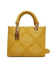 Elisabetta Franchi Torba q-roa-36126 Kolorowy. Żółte torebki klasyczne Elisabetta Franchi, bez wzorów, z materiału, bez dodatków. Za 1,449.00 zł.