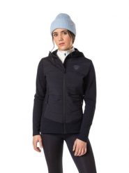 Bluza Rossignol damska W Classique Hybrid Clim czarna. Czarne bluzy Rossignol, na jesień, s, bez wzorów, z materiału, bez kaptura. Za 698.00 zł.