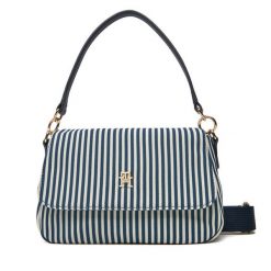 Torebka Tommy Hilfiger. Niebieskie torebki klasyczne TOMMY HILFIGER, bez wzorów, bez dodatków. Za 259.99 zł.