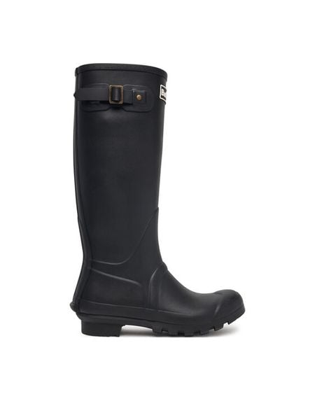 Barbour Kalosze Bede Tall Welly LRF0043BK11 Czarny. Czarne kalosze Barbour, bez wzorów, z syntetyku. Za 464.99 zł.