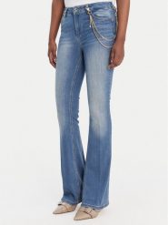 Liu Jo Jeansy UA6015 D4538 Niebieski Flare Fit. Niebieskie jeansy Liu Jo, bez wzorów. Za 649.99 zł.