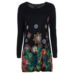Desigual Sweter Damski Diane S, Czarny. Swetry Desigual. W wyprzedaży za 335.00 zł.