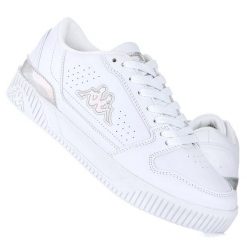 Buty damskie sportowe do chodzenia KAPPA AMBIENT. Białe obuwie sportowe Kappa, z materiału, bez zapięcia, trekkingowe. W wyprzedaży za 119.00 zł.