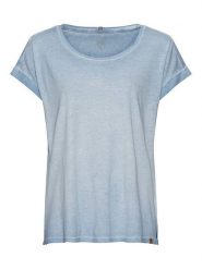 Camel Active Koszulka w kolorze błękitnym rozmiar: XL. Niebieskie bluzki Camel Active, xl, bez wzorów, bez kołnierzyka, bez ramiączek. Za 140.53 zł.