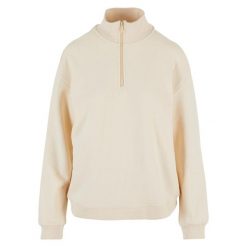 Lekka Bluza Damska Z Frotte. Brązowe bluzy sportowe Urban Classics, m, bez wzorów, bez kaptura. Za 115.99 zł.