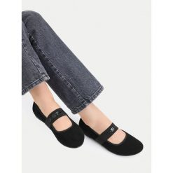 Baleriny G-Star. Czarne baleriny G-Star, bez wzorów, bez obcasa. Za 159.99 zł.