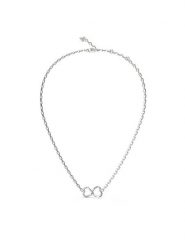 Guess Naszyjnik JUBN04 616JW Srebrny. Szare naszyjniki Guess, metalowe. Za 179.99 zł.