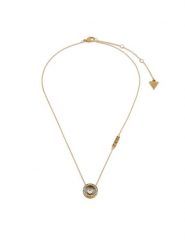 Guess Naszyjnik JUBN04 665JW Złoty. Żółte naszyjniki Guess, metalowe. Za 179.99 zł.