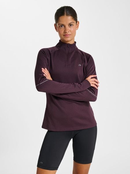 Bluza damska z zamkiem 1/2 Newline Power. Fioletowe bluzy Newline, l, bez wzorów, z materiału, bez kaptura. Za 242.50 zł.