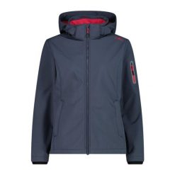 Damska kurtka turystyczna z kapturem CMP. Brązowe kurtki sportowe CMP, bez wzorów, z softshellu, z kapturem, trekkingowe. Za 375.50 zł.