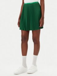Lacoste Spódnica plisowana JF1403 Zielony Regular Fit. Zielone spódnice Lacoste, s, bez wzorów, z syntetyku, plisowane. Za 379.99 zł.