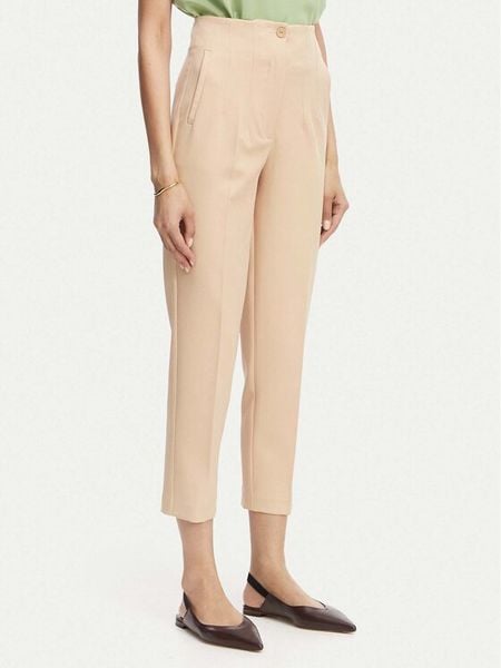 ACCESS FASHION Spodnie materiałowe 63-5132-135 Beżowy Regular Fit. Brązowe spodnie materiałowe ACCESS FASHION, bez wzorów, z materiału. Za 265.99 zł.