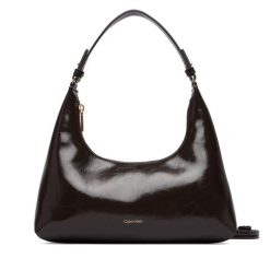 Torebka Calvin Klein. Brązowe torebki klasyczne Calvin Klein, bez wzorów, bez dodatków. Za 489.99 zł.