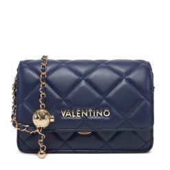Torebka Valentino. Niebieskie torebki klasyczne Valentino, bez wzorów, bez dodatków. Za 359.99 zł.