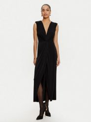 ViCOLO Sukienka wieczorowa US0029 Czarny Regular Fit. Czarne sukienki ViCOLO, m, bez wzorów, z syntetyku, wizytowe, bez kołnierzyka, bez ramiączek. Za 159.99 zł.