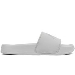 Klapki damskie New Balance SWM200U3 – szare. Szare klapki New Balance, bez wzorów, bez obcasa. Za 99.99 zł.