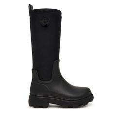 Kalosze Tommy Hilfiger. Czarne kalosze TOMMY HILFIGER, bez wzorów. Za 529.99 zł.