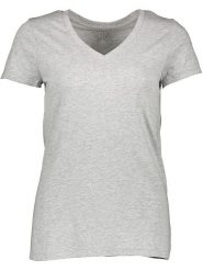 GAP Koszulka w kolorze szarym rozmiar: XL. Szare bluzki GAP, xl, bez wzorów, bez kołnierzyka, bez ramiączek. Za 32.59 zł.