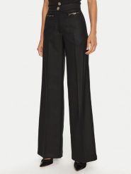 Marciano Guess Spodnie palazzo Magda 4BGB07 7183A Czarny Relaxed Fit. Czarne spodnie materiałowe Marciano Guess, z aplikacjami, z materiału. Za 479.99 zł.
