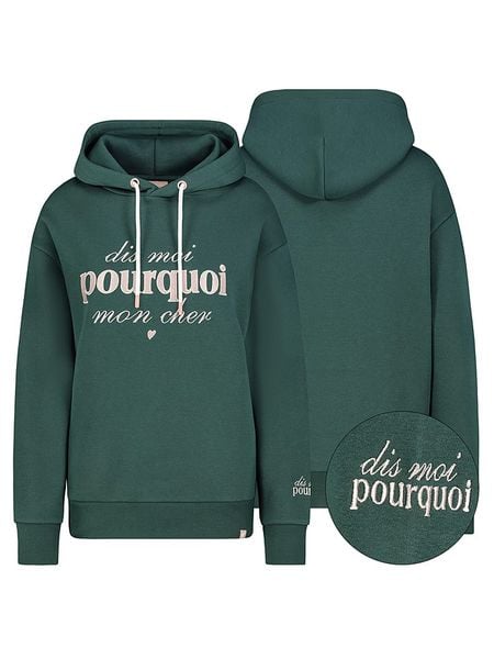 Eight2Nine Bluza w kolorze ciemnozielonym rozmiar: M. Zielone bluzy Eight2Nine, m, bez wzorów, z kapturem. Za 161.73 zł.