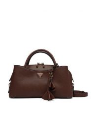 Guess Torebka Danielle HWZG22 27050 Brązowy. Brązowe torebki klasyczne Guess, z aplikacjami, ze skóry, bez dodatków. Za 584.99 zł.