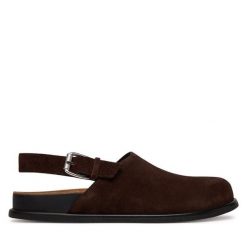 Sandały Vagabond Shoemakers. Brązowe sandały Vagabond Shoemakers, bez wzorów, bez obcasa, na płaskiej podeszwie, bez zapięcia. Za 539.99 zł.