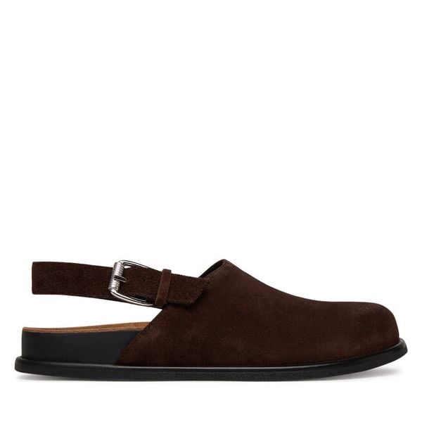 Sandały Vagabond Shoemakers. Brązowe sandały Vagabond Shoemakers, bez wzorów, bez obcasa, na płaskiej podeszwie, bez zapięcia. Za 436.99 zł.