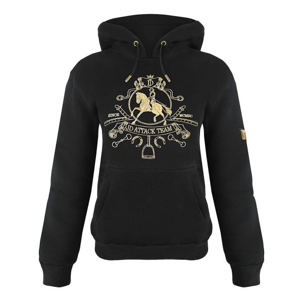Bluza jeździecka JD ATTACK Royal. Brązowe bluzy JD ATTACK, l, bez wzorów, z bawełny, bez kaptura. Za 229.00 zł.