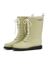 Ilse Jacobsen Kalosze w kolorze khaki rozmiar: 40. Zielone botki Ilse Jacobsen, bez wzorów, bez obcasa, bez zapięcia. Za 292.95 zł.
