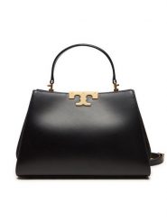 Tory Burch Torebka Eleanor 137312 Czarny. Czarne torebki klasyczne Tory Burch, bez wzorów, ze skóry, bez dodatków. Za 3,029.00 zł.