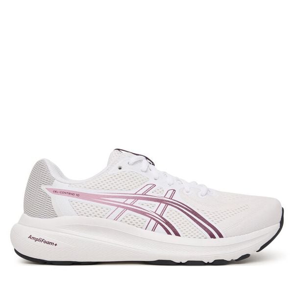 Buty do biegania Asics. Białe obuwie sportowe Asics, bez zapięcia, do biegania. Za 278.99 zł.