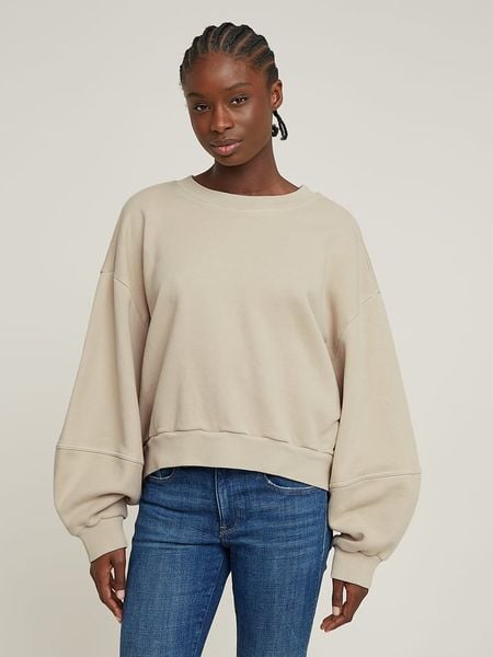 G-Star Bluza w kolorze beżowym rozmiar: S. Brązowe bluzy G-Star, s, bez wzorów, z bawełny, bez kaptura. Za 253.54 zł.