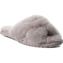 Kapcie EMU AUSTRALIA - Mayberry W11573 Dove Grey. Szare obuwie domowe EMU Australia, bez wzorów, ze skóry, bez zapięcia. W wyprzedaży za 199.00 zł.